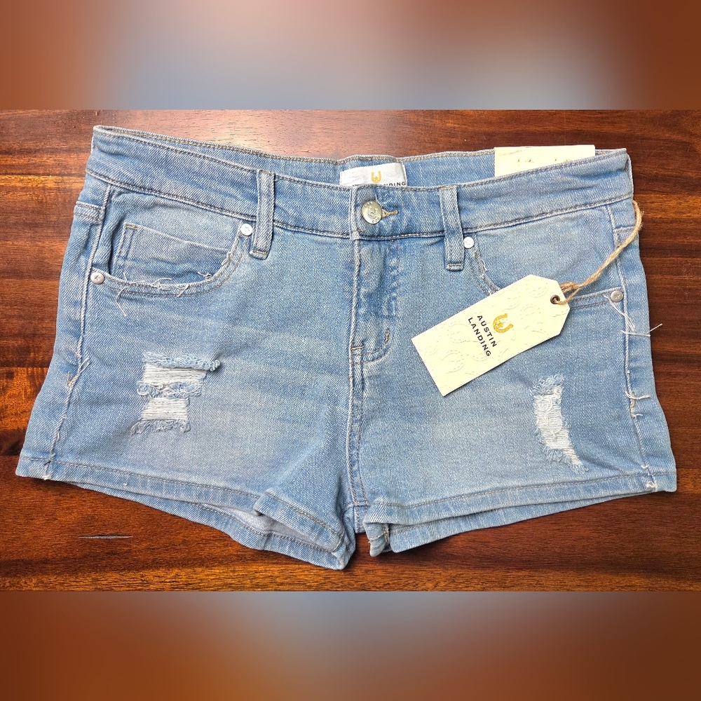 Light Blue Denim Women’s Shorts